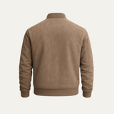 Men's Tailored-Fit Suede Jacket with Lining