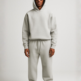 Men's Lightweight Black Oversized Hoodie