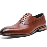 Men's Leather Oxford Dress Shoes