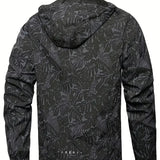 Men's Hooded Lightweight Windbreaker Jacket