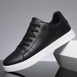 Men's Leather Lace Up Casual Sneakers