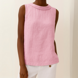 Women's Sleeveless Relaxed-Fit Lightweight Summer Blouse