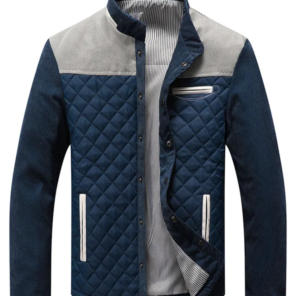 Men's Structured Autumn/Winter Jacket in Brown or Grey