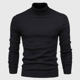 Men's Slim-Fit Roll Neck Long Sleeve Sweater