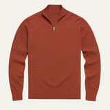 Men's Quarter Zip Sweater with Modern Fit