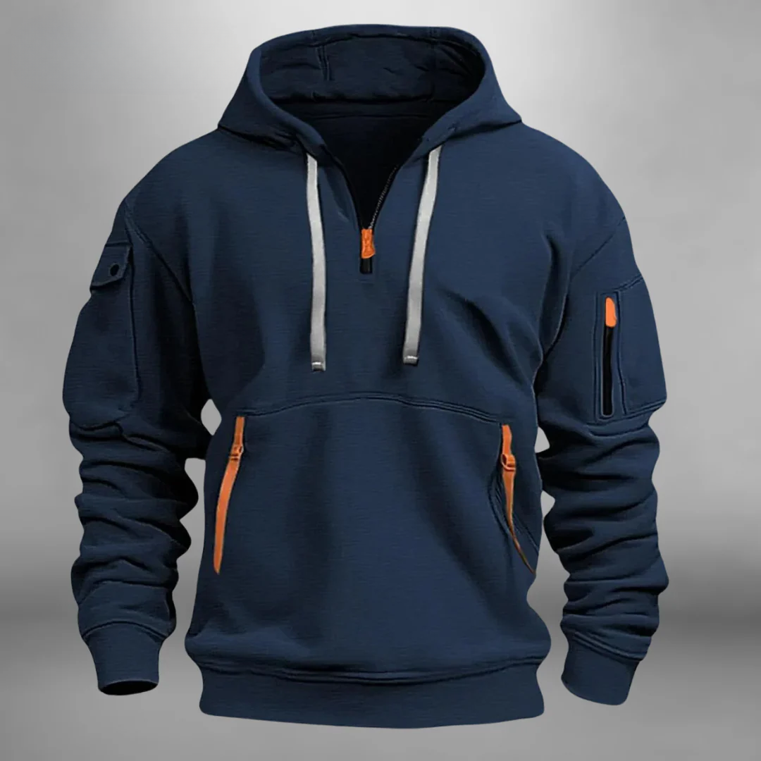 Men's Soft Hooded Sweatshirt with Pockets