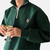 Men's Half Zip Fleece Pullover Sweater