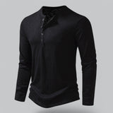 Men's Long Sleeve Henley T-Shirt
