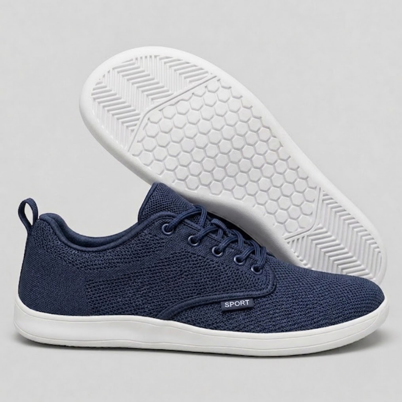 Men's Extra Wide Knitted Comfort Sneakers