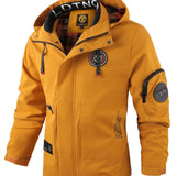 Men's Hooded Utility Zip Jacket