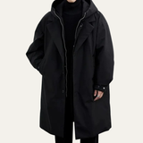 Men's Waterproof Hooded Long Parka with Insulation
