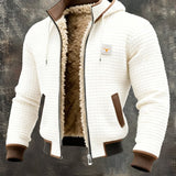 Men's Sherpa Lined Knit Zip Jacket