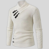 Men's Cable Knit Turtleneck Sweater