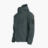 Men's Hooded Softshell Zip Jacket