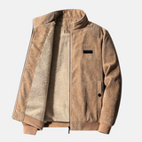 Men's Zip Front Fleece Lined Jacket