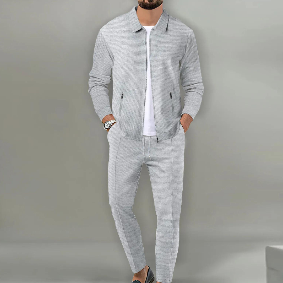 Men's Classic Cardigan Two-Piece Co-ord Set