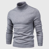 Men's Slim-Fit Roll Neck Long Sleeve Sweater