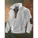 Men's Sherpa Collar Quarter Zip Sweater