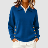 Women's Elegant Brown Autumn Jumper
