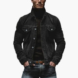 Men's Button Front Denim Jacket