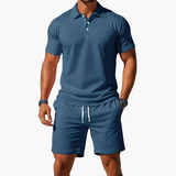 Men's Lightweight Navy Two Piece Set