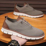 Men's Breathable Knit Slip-On Sneakers