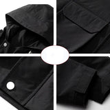 Men's Hooded Utility Zip Jacket