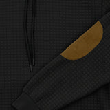 Men's Textured Hooded Knit Pullover