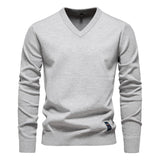 Men's V-Neck Knit Sweater