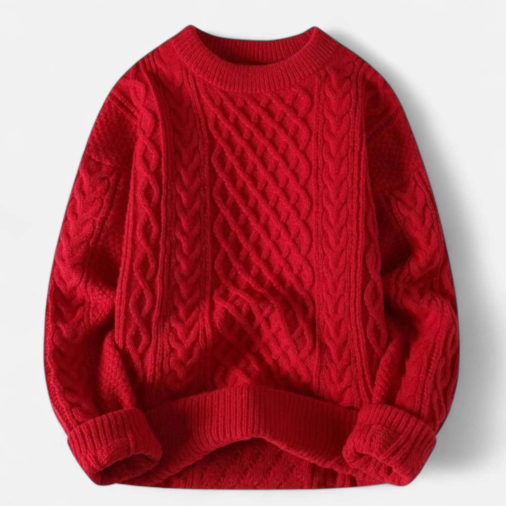 Men's Black Wool Jumper