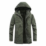 Men's Hooded Sherpa Lined Parka Jacket