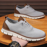 Men's Breathable Knit Slip-On Sneakers