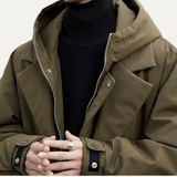 Men's Waterproof Hooded Long Parka with Insulation