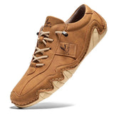 Men's Leather Casual Walking Sneakers