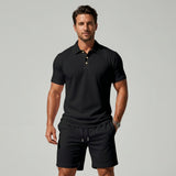 Men's Polo Shirt & Shorts Set