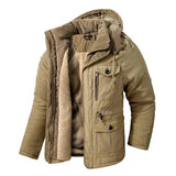 Men's Hooded Sherpa Lined Utility Parka