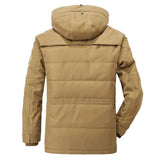 Men's Hooded Sherpa Lined Winter Parka