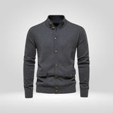 Men's Button Front Knit Cardigan Sweater