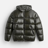 Men's Hooded Quilted Puffer Jacket