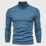 Men's Slim-Fit Roll Neck Long Sleeve Sweater