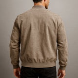 Men's Zip-Up Bomber Jacket