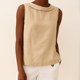 Women's Sleeveless Relaxed-Fit Lightweight Summer Blouse