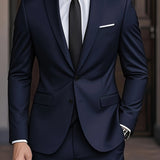 Men's Three-Piece Slim Fit Suit