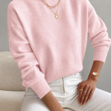 Women's Long Sleeve Turtleneck Knit Sweater