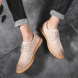 Men's Suede Casual Oxford Shoes