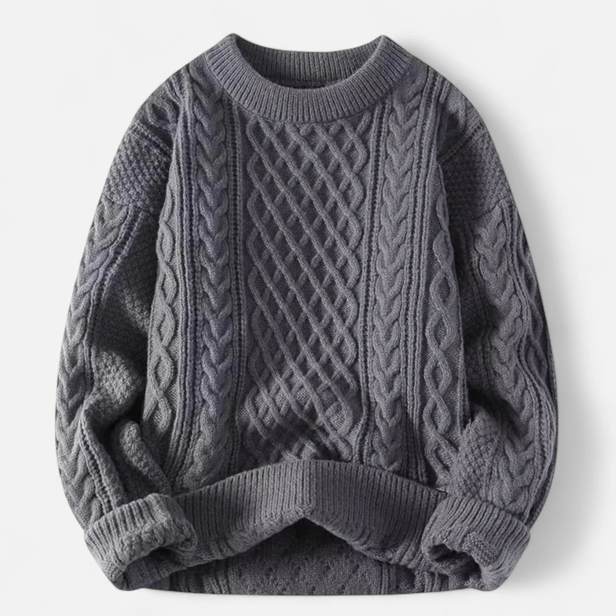 Men's Black Wool Jumper