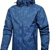 Men's Hooded Lightweight Windbreaker Jacket