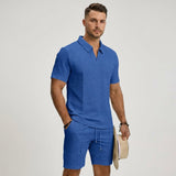 Men's Polo Shirt and Shorts Set