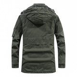 Men's Hooded Sherpa Lined Parka Jacket