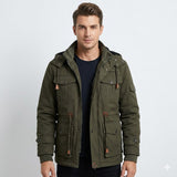 Men's Hooded Utility Field Jacket